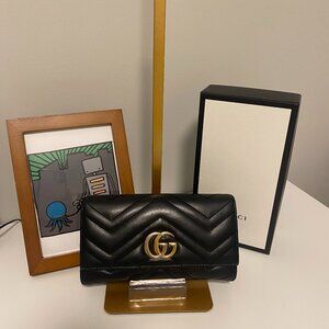 GUCCI GG MARMONT CONTINENTAL WALLET FULL INCLUSION